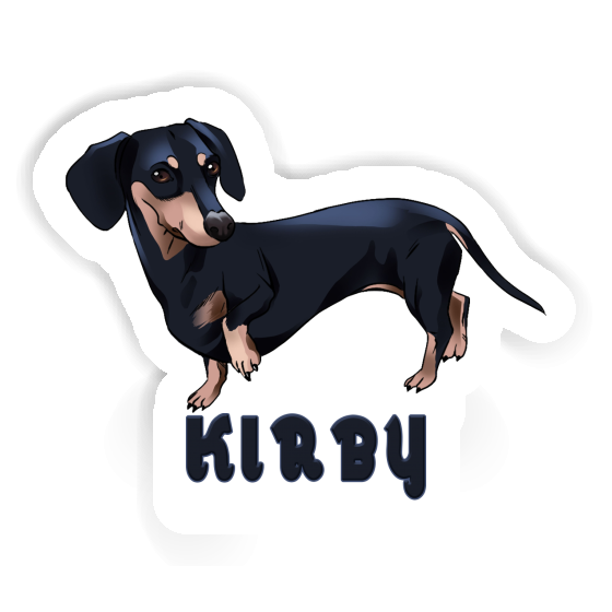 Sticker Kirby Dachshund Gift package Image