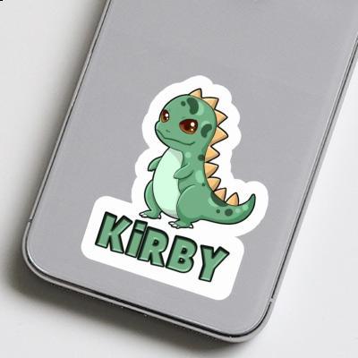 Kirby Autocollant T-Rex Gift package Image