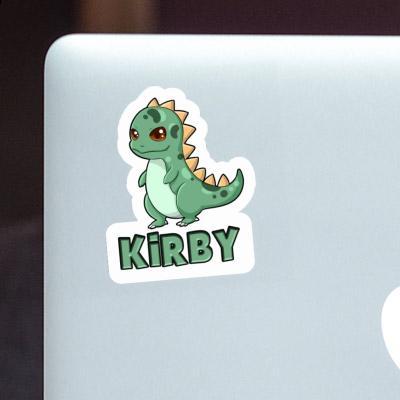 Kirby Sticker T-Rex Laptop Image