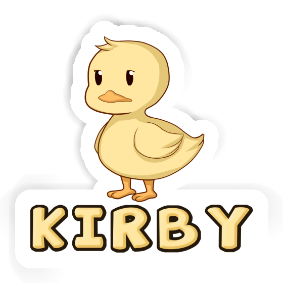 Kirby Sticker Duck Notebook Image