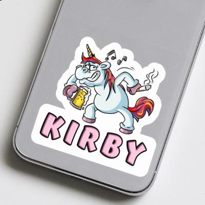 Kirby Sticker Party Unicorn Image