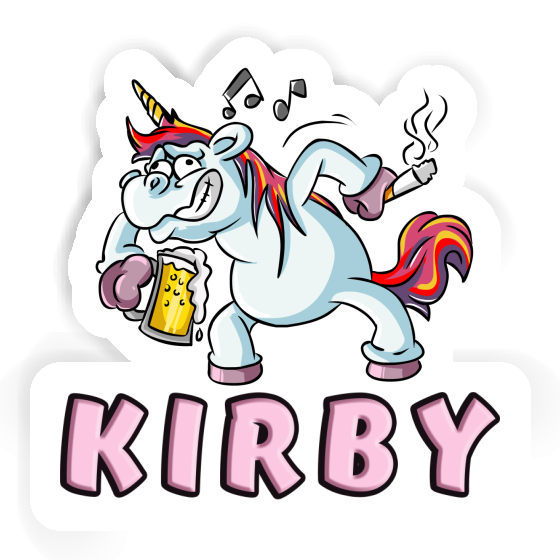 Kirby Sticker Party Unicorn Gift package Image