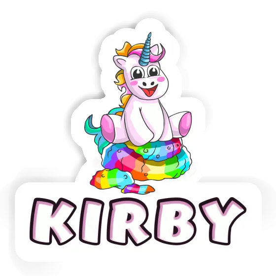 Kirby Sticker Baby Unicorn Gift package Image