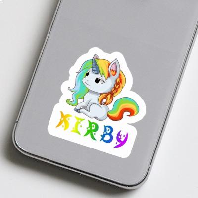 Sticker Kirby Unicorn Notebook Image