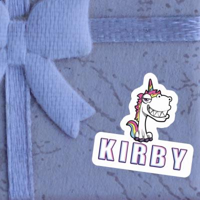 Sticker Kirby Grinning Unicorn Image