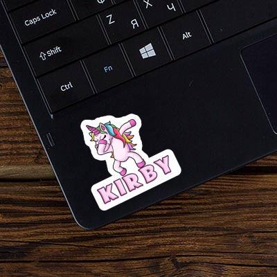 Einhorn Aufkleber Kirby Laptop Image