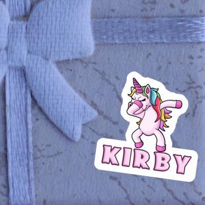 Sticker Kirby Dabbing Unicorn Gift package Image