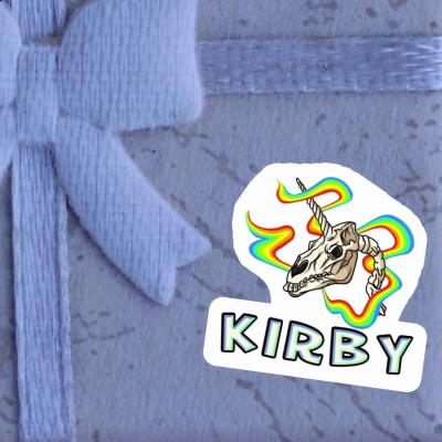 Aufkleber Einhorn-Totenkopf Kirby Gift package Image