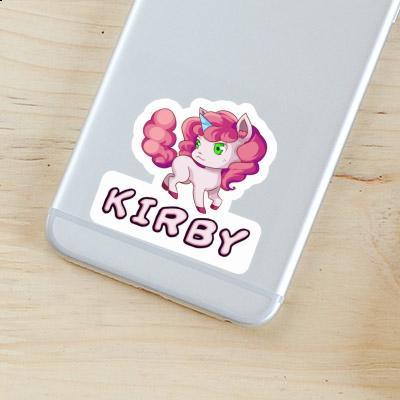 Sticker Kirby Unicorn Notebook Image