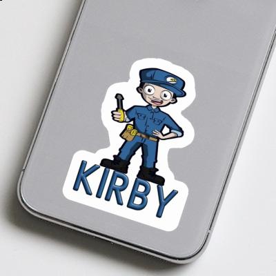 Kirby Sticker Electrician Notebook Image