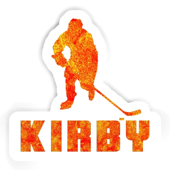 Kirby Autocollant Joueur de hockey Gift package Image