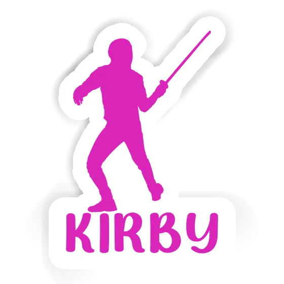 Kirby Sticker Fechter Notebook Image