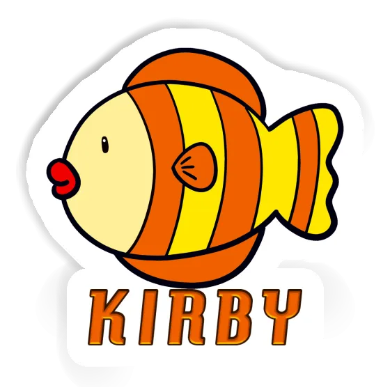 Kirby Sticker Fish Gift package Image