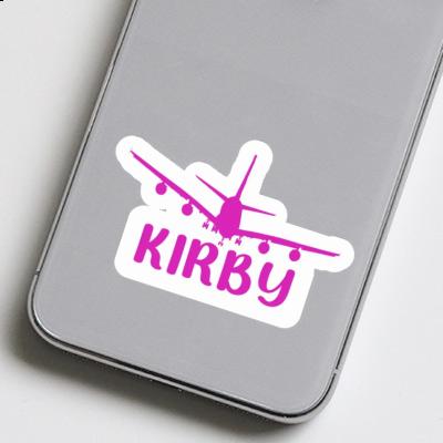 Kirby Sticker Flugzeug Notebook Image