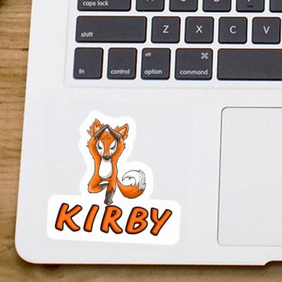 Yoga Fox Sticker Kirby Image