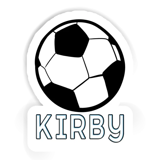 Sticker Kirby Soccer Laptop Image