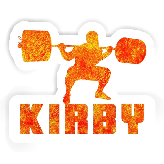 Sticker Kirby Gewichtheber Gift package Image