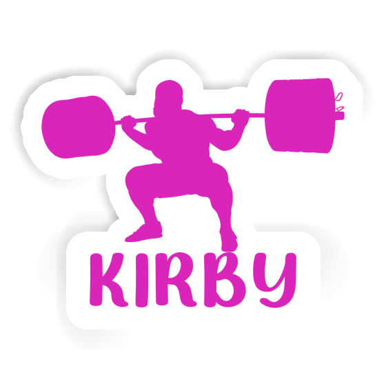 Sticker Weightlifter Kirby Gift package Image