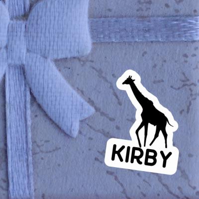 Kirby Autocollant Girafe Laptop Image