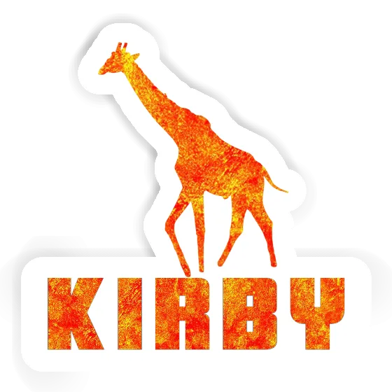 Kirby Aufkleber Giraffe Image