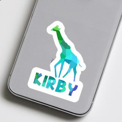 Kirby Aufkleber Giraffe Notebook Image