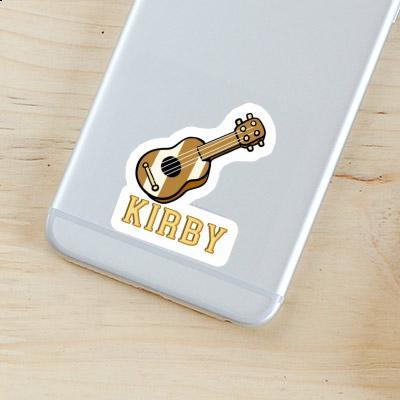 Guitar Sticker Kirby Laptop Image