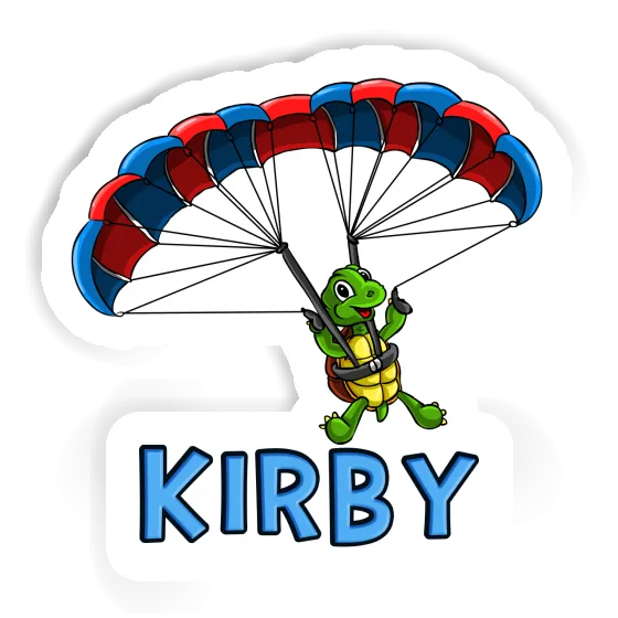 Sticker Paraglider Kirby Notebook Image