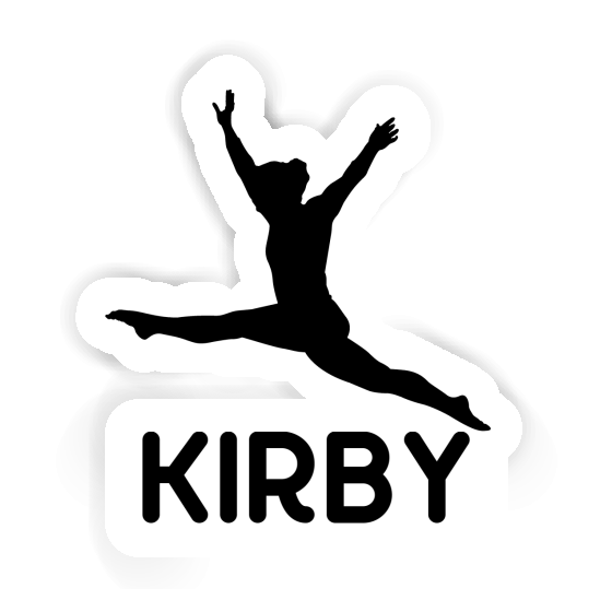 Sticker Gymnast Kirby Laptop Image