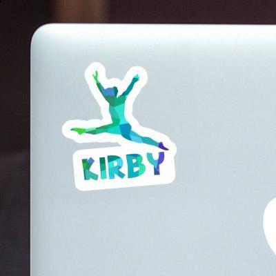 Gymnast Sticker Kirby Laptop Image