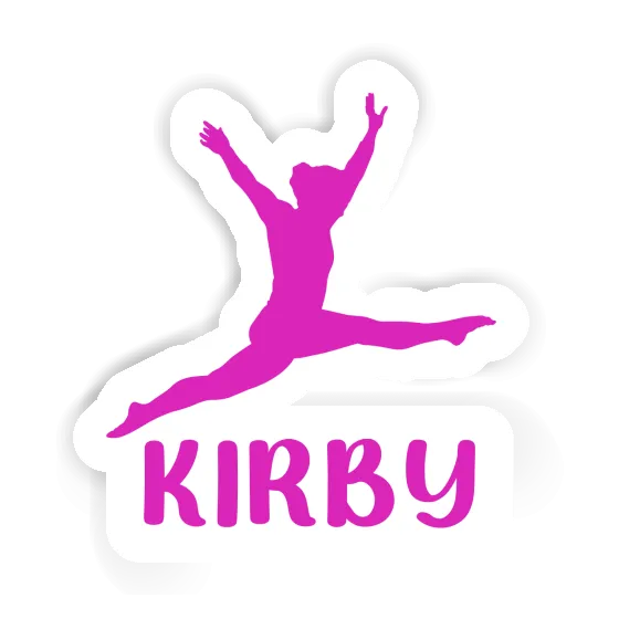 Autocollant Kirby Gymnaste Notebook Image