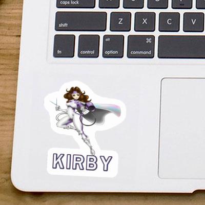 Autocollant Kirby Coiffeuse Laptop Image