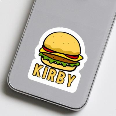 Aufkleber Kirby Cheeseburger Notebook Image