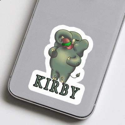 Autocollant Kirby Éléphant Gift package Image