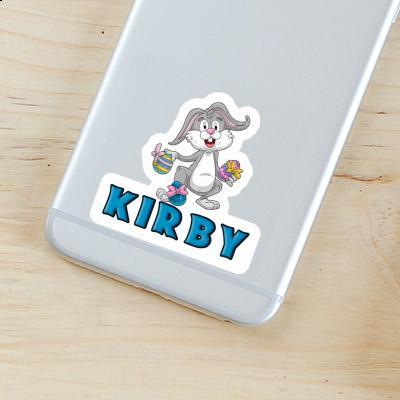 Kirby Sticker Easter Bunny Laptop Image