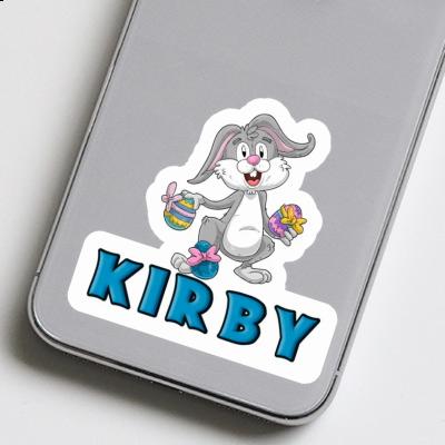 Autocollant Kirby Lapin de Pâques Notebook Image