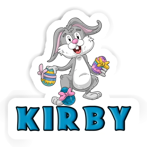 Autocollant Kirby Lapin de Pâques Gift package Image