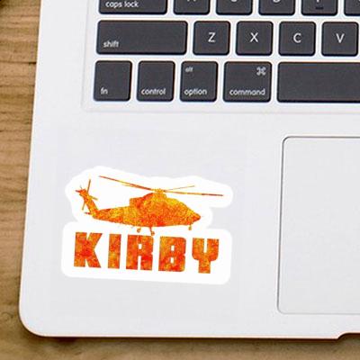 Sticker Helikopter Kirby Laptop Image