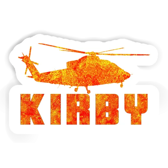 Sticker Helicopter Kirby Notebook Image