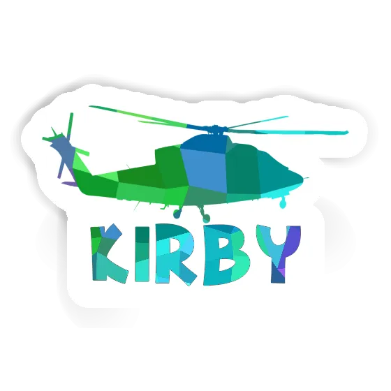 Sticker Kirby Hubschrauber Laptop Image