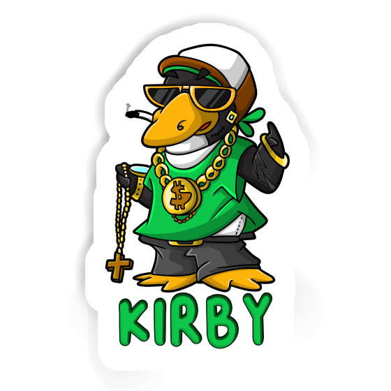 Kirby Sticker Hip-Hop Penguin Laptop Image