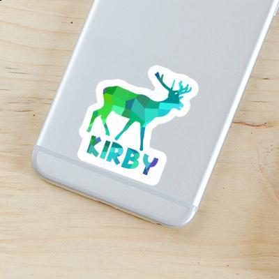 Deer Sticker Kirby Laptop Image