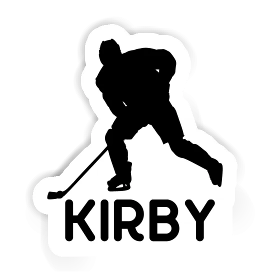 Sticker Kirby Hockey Player Image