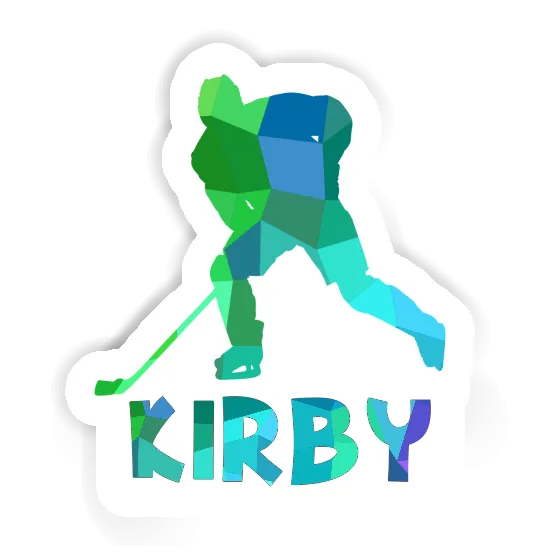 Sticker Hockey Player Kirby Notebook Image