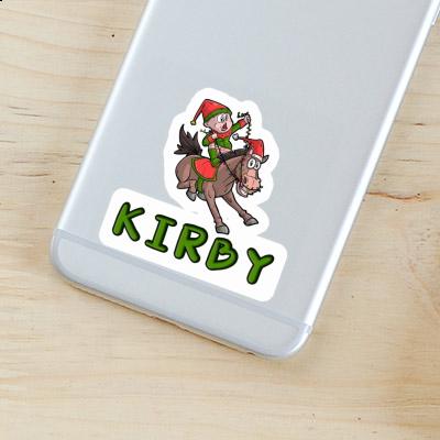 Sticker Christmas Horse Kirby Gift package Image