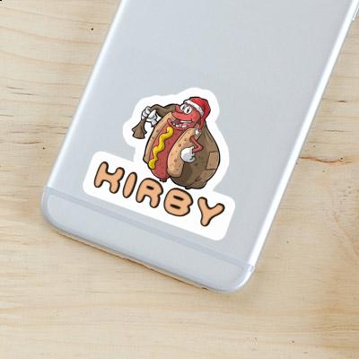 Kirby Autocollant Hot-Dog Gift package Image