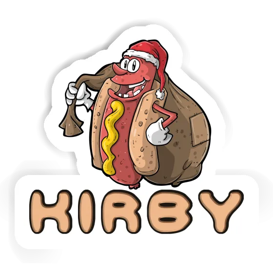 Kirby Autocollant Hot-Dog Notebook Image