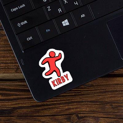 Sticker Jogger Kirby Laptop Image