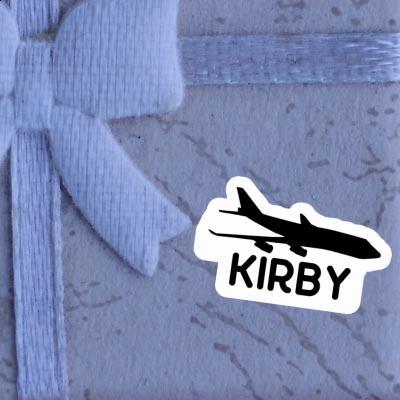 Kirby Sticker Jumbo-Jet Image