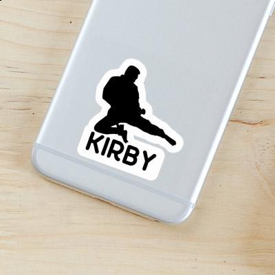 Kirby Sticker Karateka Notebook Image