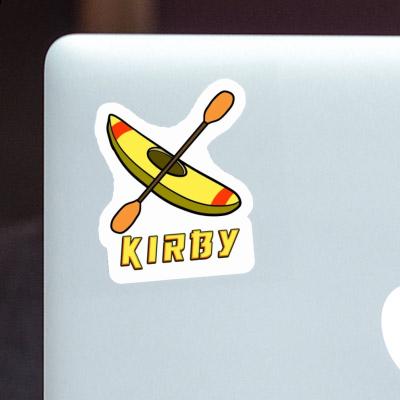 Sticker Kirby Canoe Notebook Image